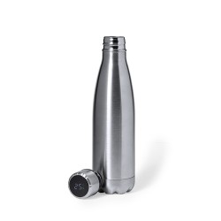 Bouteille Isotherme Personnalisée 500ml Économique - Chuck Matières : acier inoxydable Couleurs : argenté livraison express 24h 