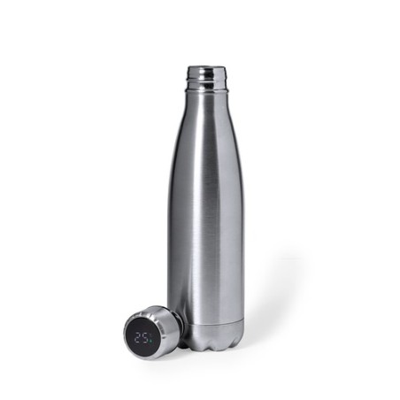 Bouteille Isotherme Personnalisée 500ml Économique - Chuck Matières : acier inoxydable Couleurs : argenté livraison express 24h 