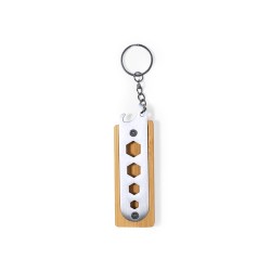 Porte-Clés Multi Outils Pratique Personnalisé pas cher Balmy Matières : bambou 2