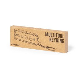 Porte-Clés Multi Outils Pratique Personnalisé pas cher Balmy Matières : bambou goodies publicitaire événementiel