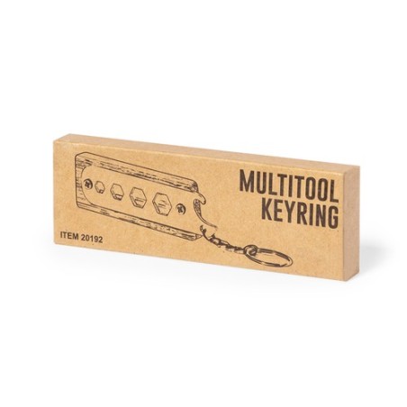 Porte-Clés Multi Outils Pratique Personnalisé pas cher Balmy Matières : bambou impression haute définition