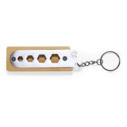 Porte-Clés Multi Outils Pratique Personnalisé pas cher Balmy Matières : bambou personnalisation rapide en France