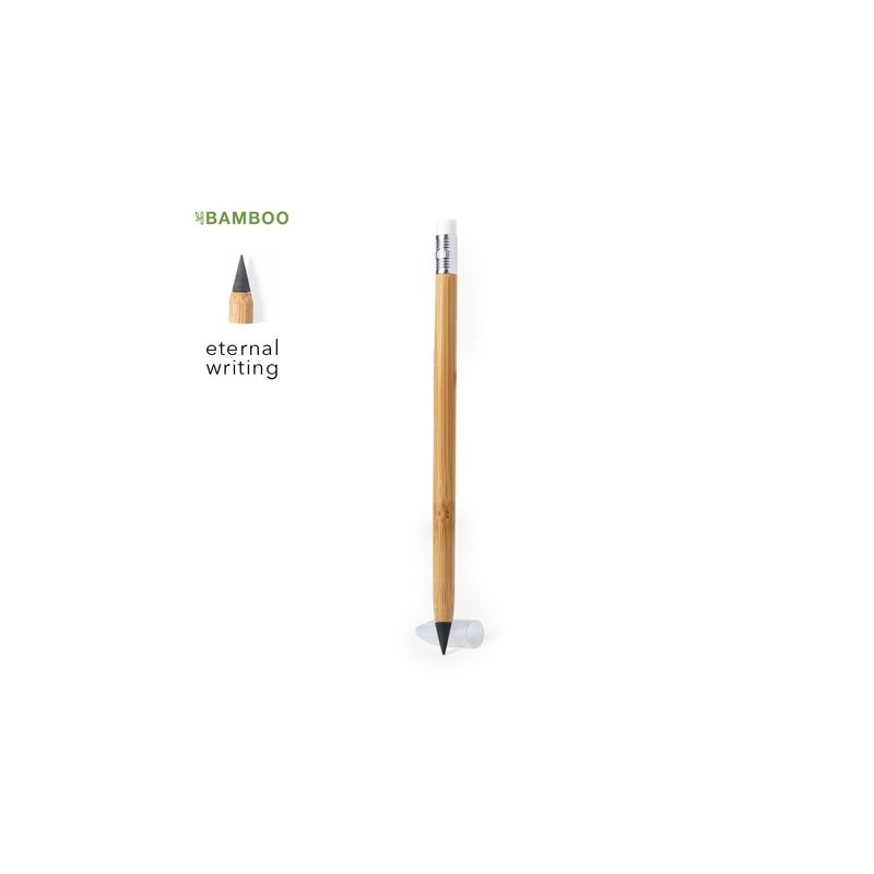 Crayon Éco-responsable et Publicitaire Éternel - Billy Matières : bambou