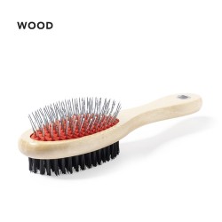 Brosse Personnalisée Confort et Efficacité pour Animaux de Compagnie Brolin Matières : bois