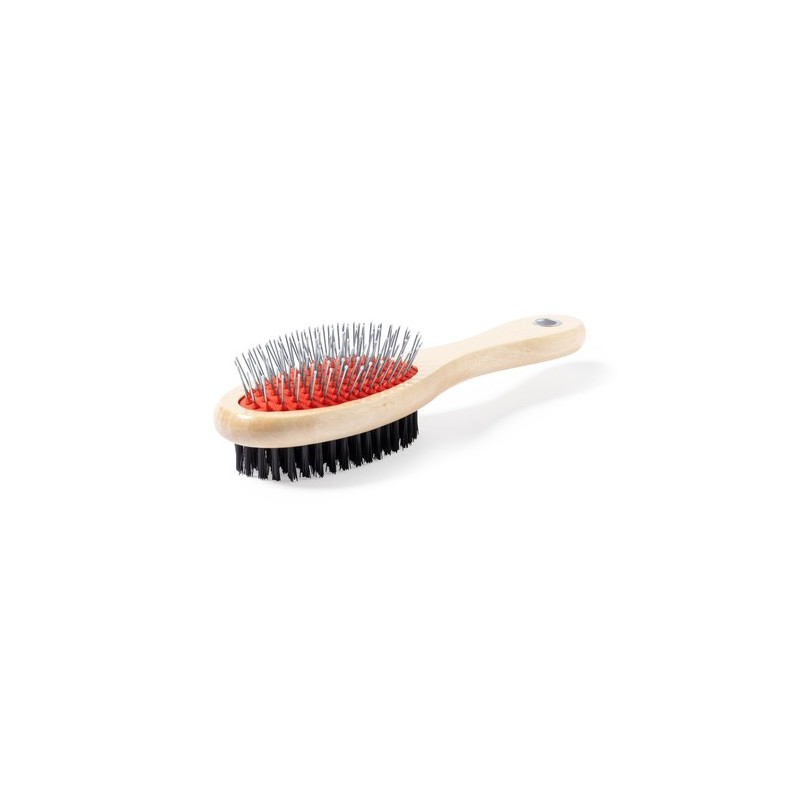 Brosse Personnalisée Confort et Efficacité pour Animaux de Compagnie Brolin Matières : bois cadeau entreprise pas cher
