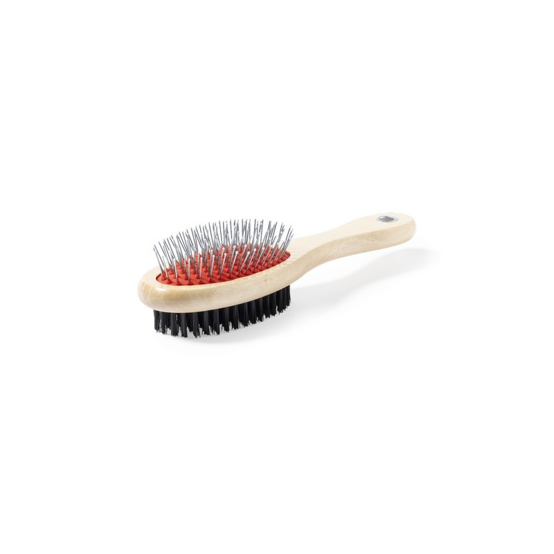 Brosse Personnalisée Confort et Efficacité pour Animaux de Compagnie Brolin Matières : bois marquage laser ultra précis