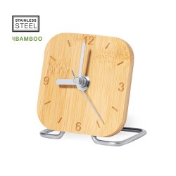 Horloge Personnalisée Éco-responsable en Bambou - Eciko Matières : bambou