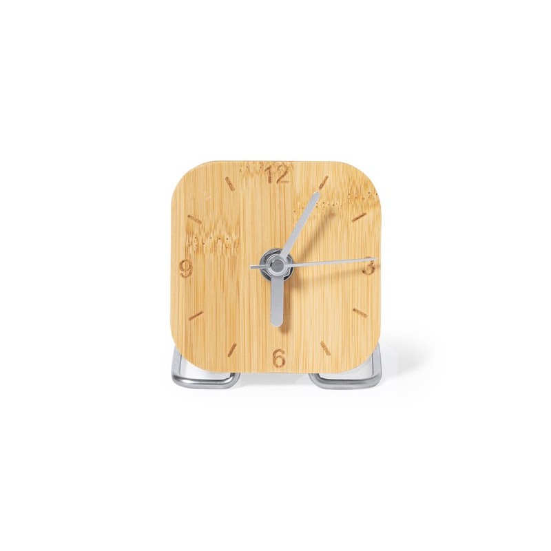Horloge Personnalisée Éco-responsable en Bambou - Eciko Matières : bambou personnalisable avec votre logo