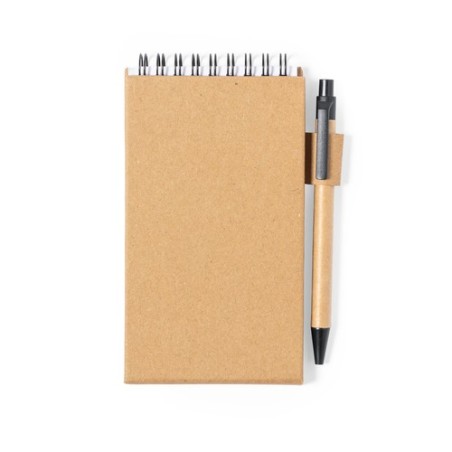 Bloc Notes Éco-responsable et Fonctionnel Personnalisé Phesux Matières : carton recyclé personnalisable avec votre logo
