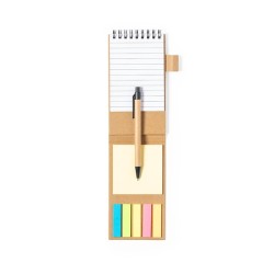 Bloc Notes Éco-responsable et Fonctionnel Personnalisé Phesux Matières : carton recyclé marquage laser ultra précis