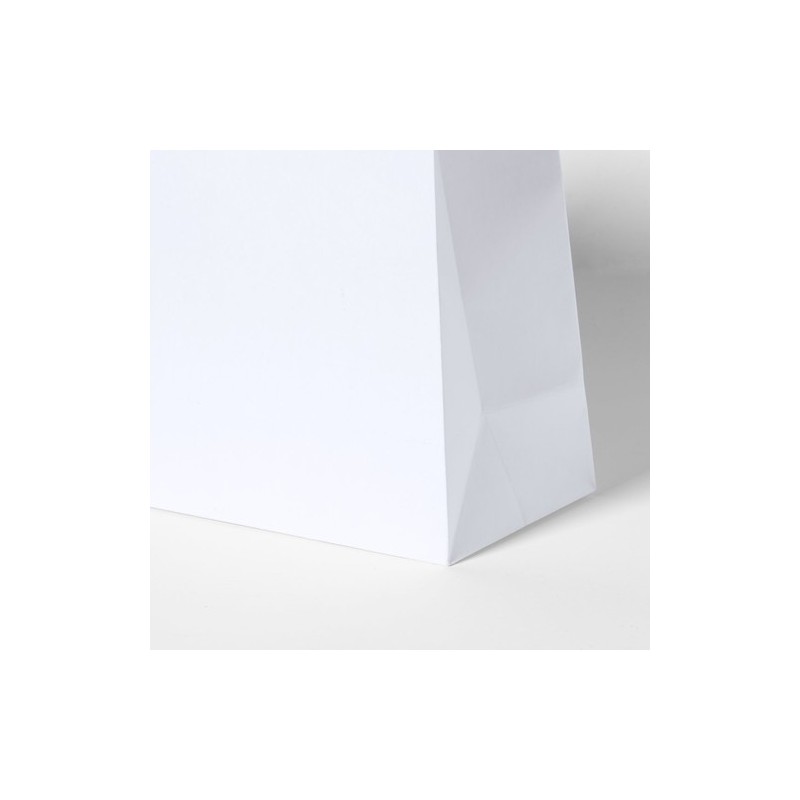 Sac en Papier Recyclé Durable Personnalisé Yeman pas cher Matières : papier recyclé Couleurs : blanc impression haute définition