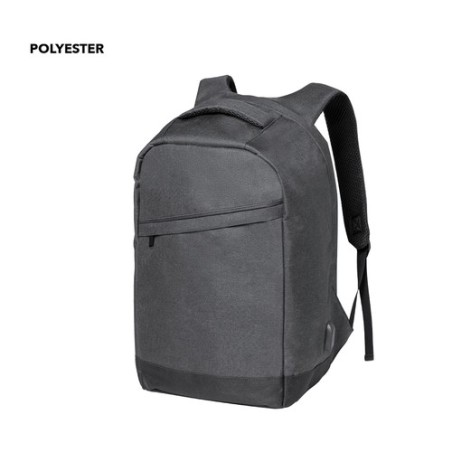 Sac à Dos Antivol Personnalisé Économique Frissa Matières : polyester Couleurs : noir personnalisable avec votre logo