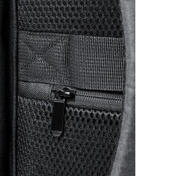 Sac à Dos Antivol Personnalisé Économique Frissa Matières : polyester Couleurs : noir objet promotionnel éco-responsable
