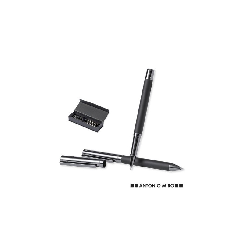 Set de Stylos d'Exception Personnalisé Tengluk à Prix Abordable Matières : métal Couleurs : noir personnalisable avec votre logo