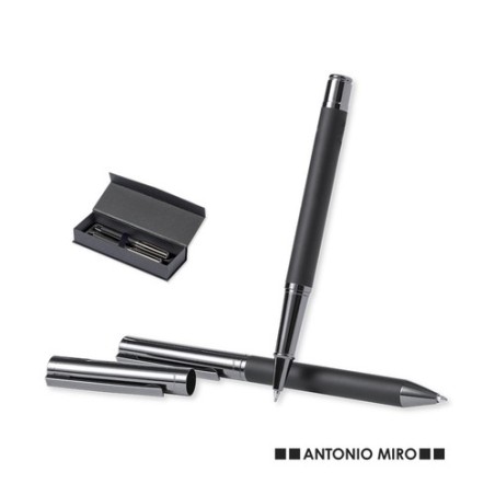 Set de Stylos d'Exception Personnalisé Tengluk à Prix Abordable Matières : métal Couleurs : noir personnalisable avec votre logo