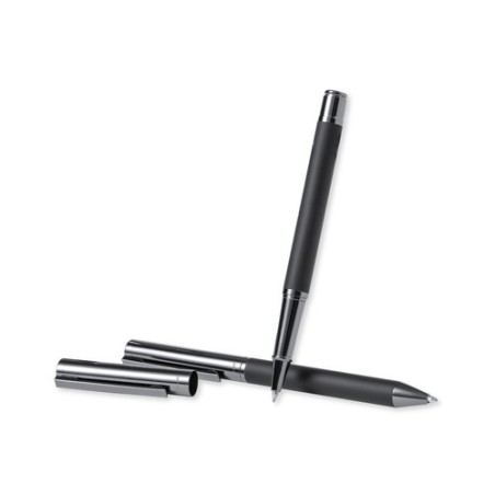 Set de Stylos d'Exception Personnalisé Tengluk à Prix Abordable Matières : métal Couleurs : noir goodies publicitaire événementi