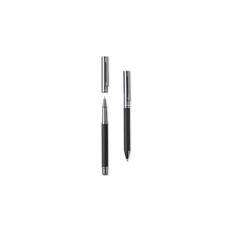 Set de Stylos d'Exception Personnalisé Tengluk à Prix Abordable Matières : métal Couleurs : noir impression haute définition