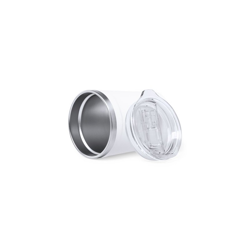Mug Isotherme Personnel Éco-responsable Harbin Matières : acier inoxydable Couleurs : noir marquage laser ultra précis