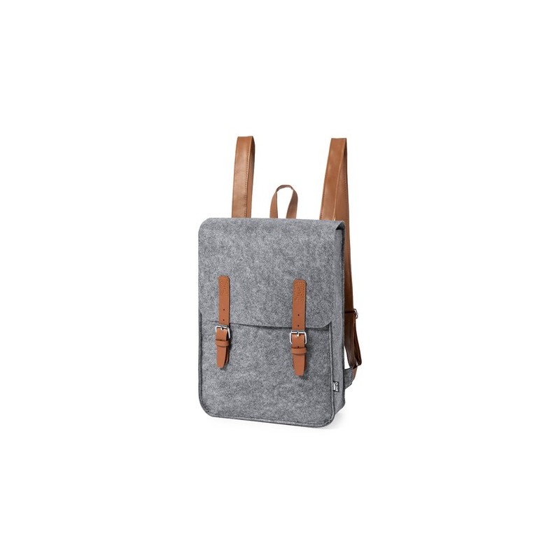 Sac à Dos Éco-responsable et Pratique Personnalisé pas cher Zakian Matières : PET recyclé Couleurs : gris cadeau entreprise pas 