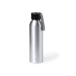 Bidon Éco-responsable Personnalisé 650 ml Yaliz pas cher Matières : aluminium recyclé  Couleurs : argenté