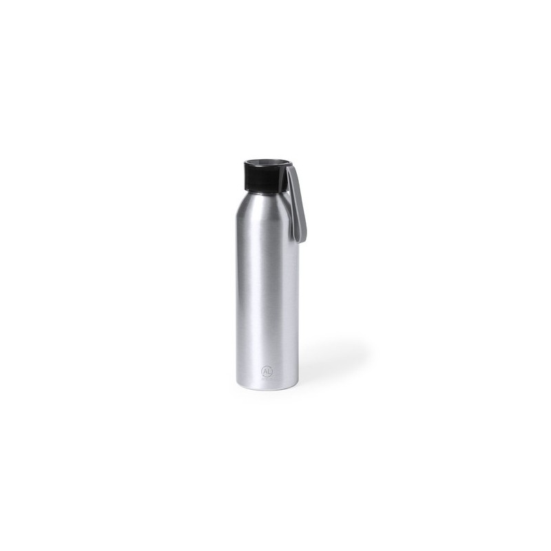 Bidon Éco-responsable Personnalisé 650 ml Yaliz pas cher Matières : aluminium recyclé  Couleurs : argenté