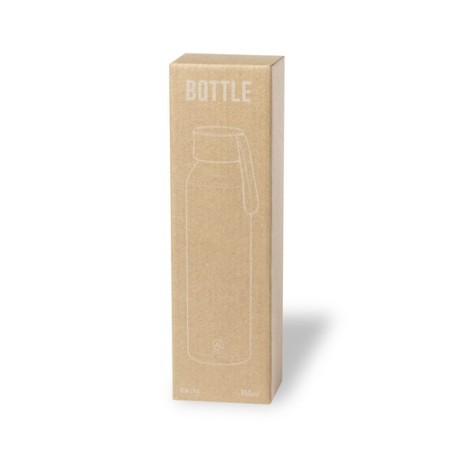 Bidon Éco-responsable Personnalisé 650 ml Yaliz pas cher Matières : aluminium recyclé  Couleurs : argenté marquage laser ultra p