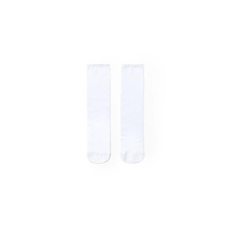 Chaussettes Sublimées Personnalisables Sakam Matières : polyester Couleurs : blanc