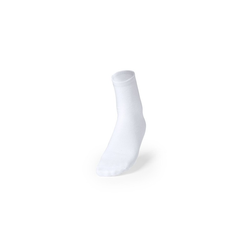 Chaussettes Sublimées Personnalisables Sakam Matières : polyester Couleurs : blanc cadeau entreprise pas cher