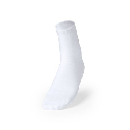 Chaussettes Sublimées Personnalisables Sakam Matières : polyester Couleurs : blanc cadeau entreprise pas cher