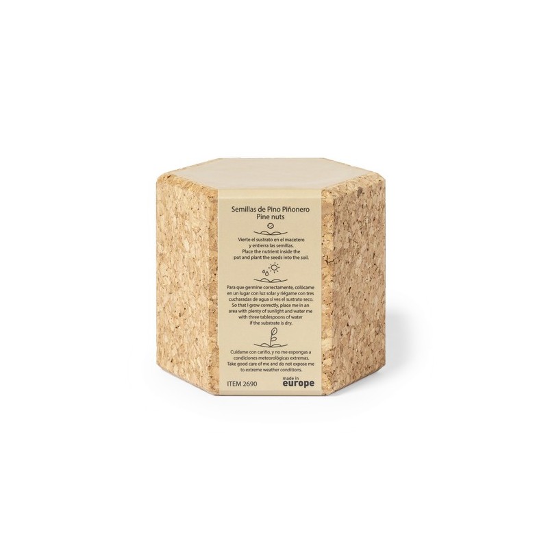 Pot de Fleurs Personnalisé Éco-responsable pour votre Jardin Gulytel Matières : liège marquage laser ultra précis