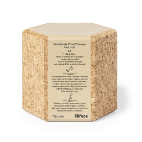 Pot de Fleurs Personnalisé Éco-responsable pour votre Jardin Gulytel Matières : liège marquage laser ultra précis