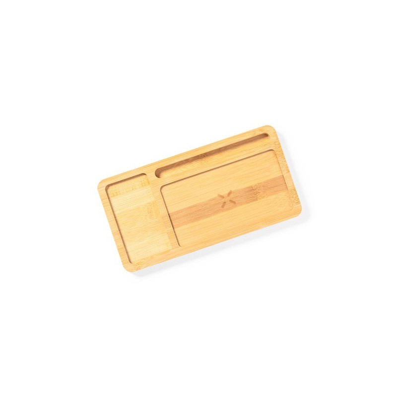 Chargeur Éco-responsable Personnalisé Organiseur Golbar pas cher Matières : bambou marquage laser ultra précis