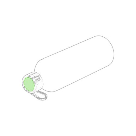 Gourde Éco-responsable Personnalisée 800 ml Hetien Matières : bambou Couleurs : argenté objet promotionnel éco-responsable