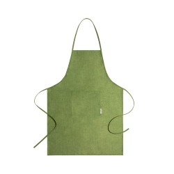 Tablier Éco-responsable Durable Professionnel Personnalisé Leiza pas cher Matières : chanvre Couleurs : vert