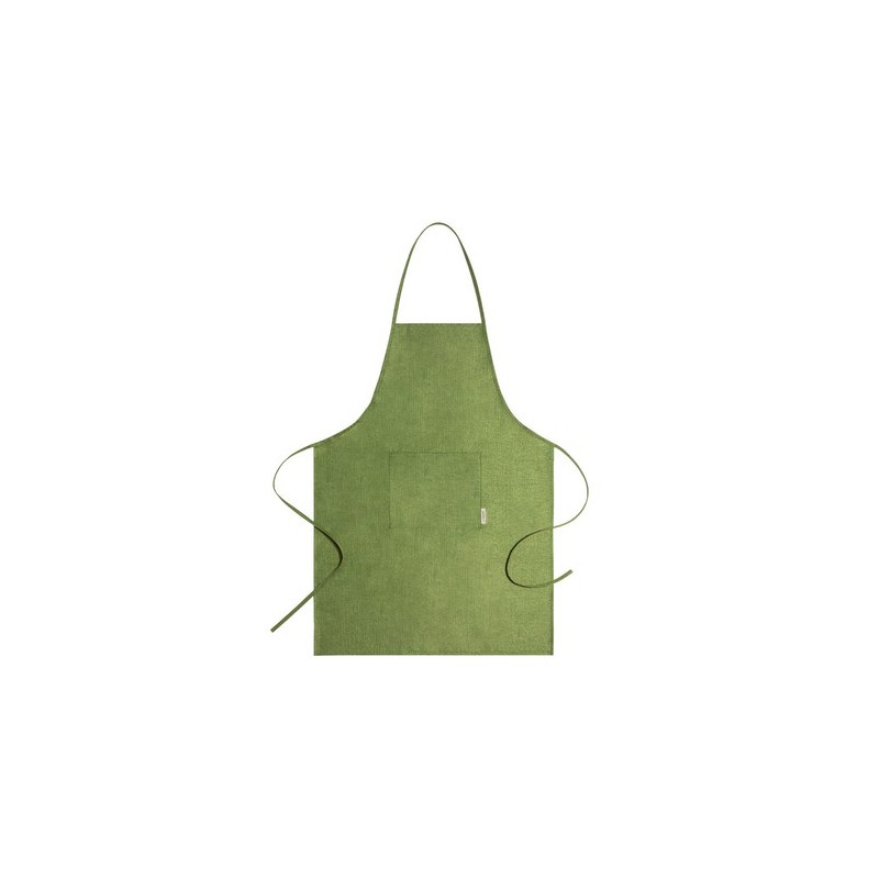 Tablier Éco-responsable Durable Professionnel Personnalisé Leiza pas cher Matières : chanvre Couleurs : vert