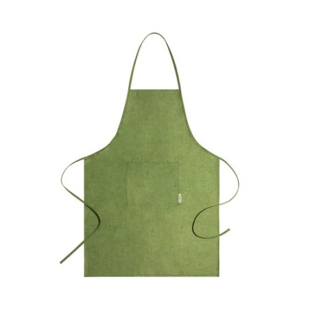 Tablier Éco-responsable Durable Professionnel Personnalisé Leiza pas cher Matières : chanvre Couleurs : vert