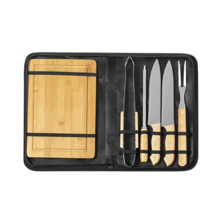 Set Barbecue Personnalisé avec Accessoires - Craxton Matières : bois personnalisable avec votre logo