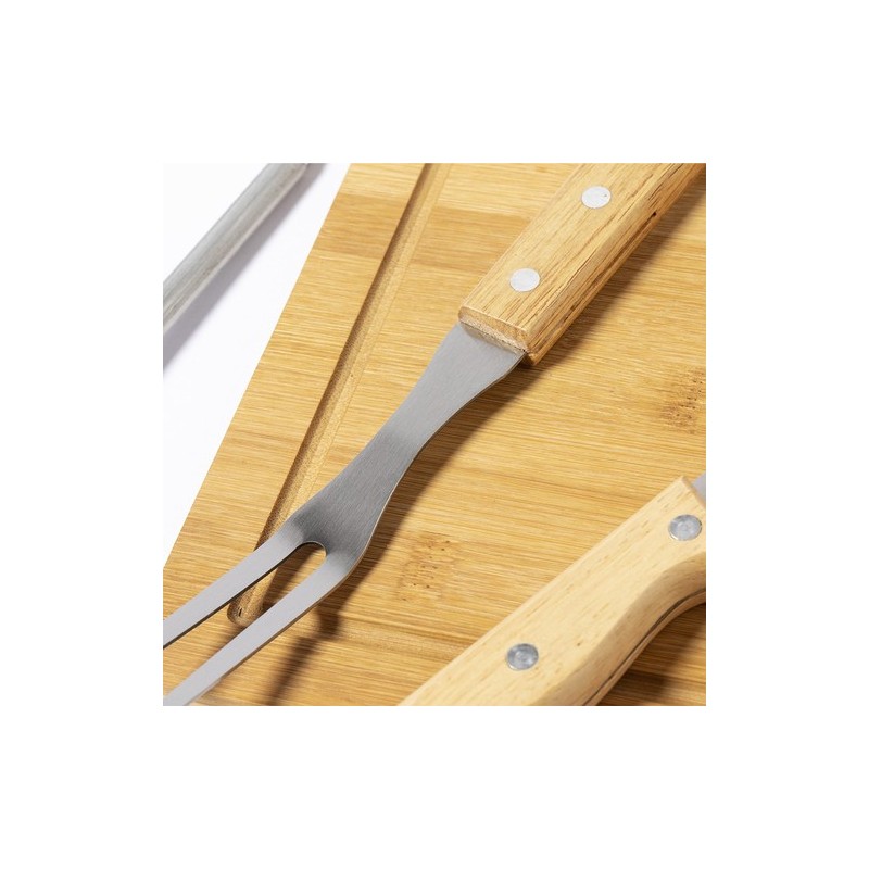 Set Barbecue Personnalisé avec Accessoires - Craxton Matières : bois impression haute définition