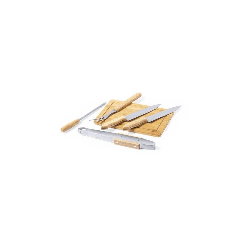 Set Barbecue Personnalisé avec Accessoires - Craxton Matières : bois livraison express 24h 48h