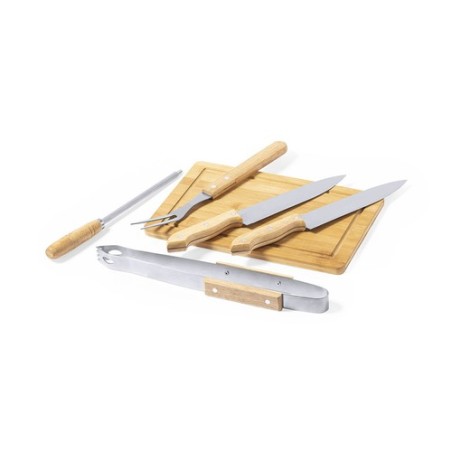 Set Barbecue Personnalisé avec Accessoires - Craxton Matières : bois livraison express 24h 48h