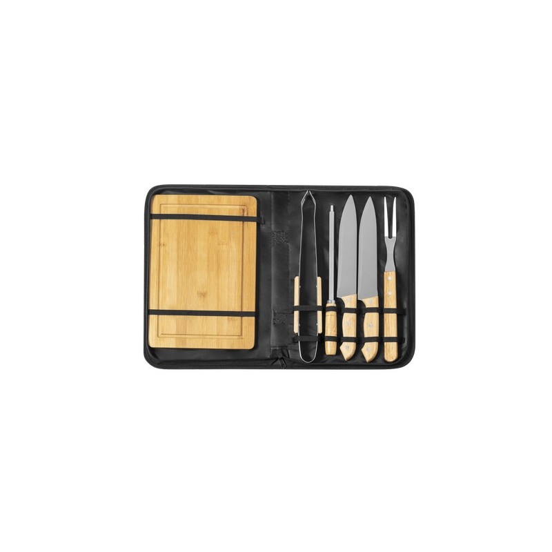 Set Barbecue Personnalisé avec Accessoires - Craxton Matières : bois objet promotionnel éco-responsable