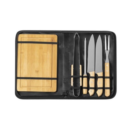 Set Barbecue Personnalisé avec Accessoires - Craxton Matières : bois objet promotionnel éco-responsable