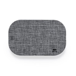 Chargeur Éco-responsable Personnalisé Yeik Couleurs : gris Matières : polyester recyclé