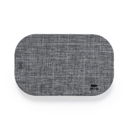 Chargeur Éco-responsable Personnalisé Yeik Couleurs : gris Matières : polyester recyclé