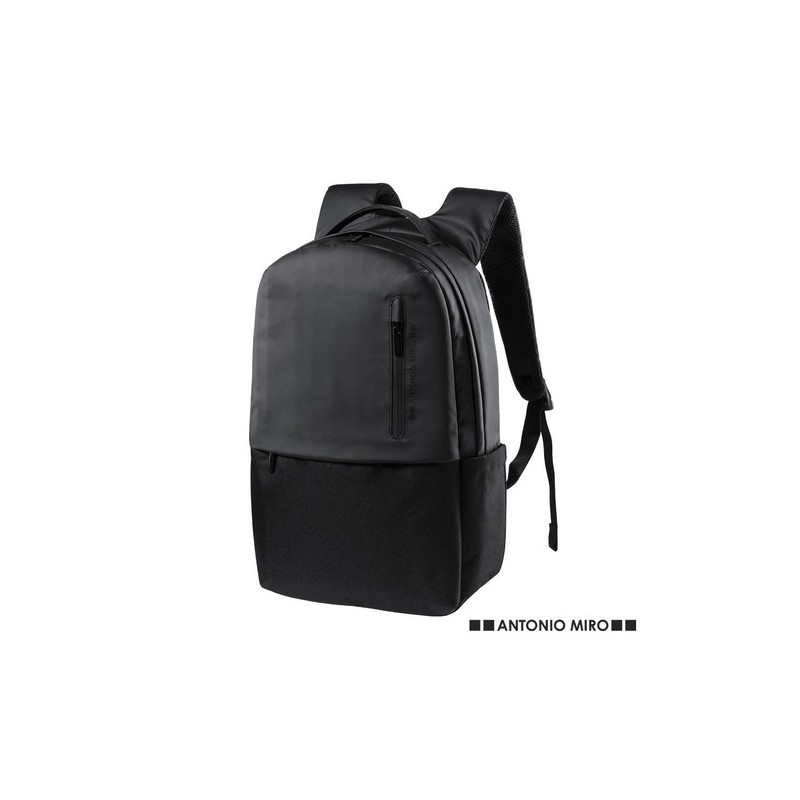 Sac à Dos Personnalisé Chic et Fonctionnel Kendrit Matières : polyester Couleurs : noir personnalisable avec votre logo
