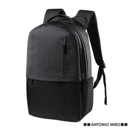 Sac à Dos Personnalisé Chic et Fonctionnel Kendrit Matières : polyester Couleurs : noir personnalisable avec votre logo