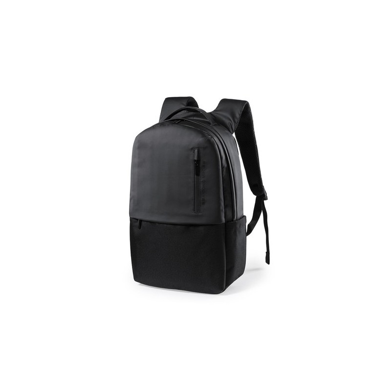 Sac à Dos Personnalisé Chic et Fonctionnel Kendrit Matières : polyester Couleurs : noir cadeau entreprise pas cher