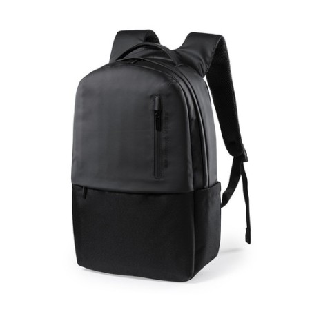 Sac à Dos Personnalisé Chic et Fonctionnel Kendrit Matières : polyester Couleurs : noir cadeau entreprise pas cher