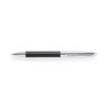 Set de stylos et rollers personnalisés en similicuir Niveum pas cher Matières : métal Couleurs : noir impression haute définitio