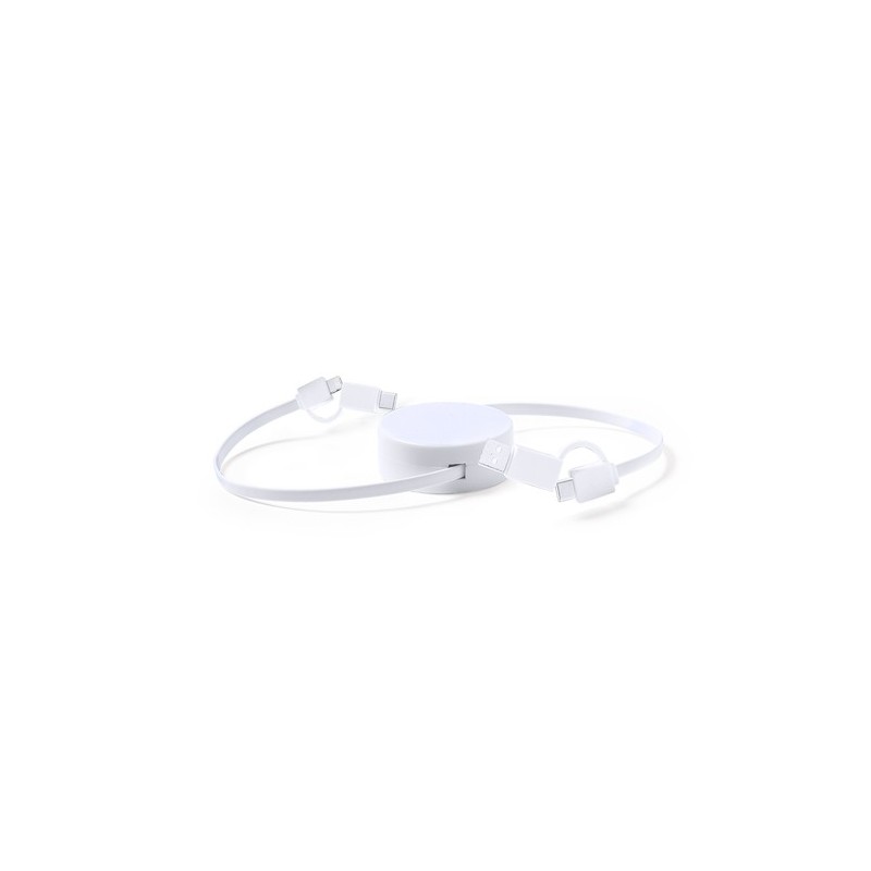 Câble de Charge Extensible Éco-responsable Kiotex cadeau entreprise pas cher